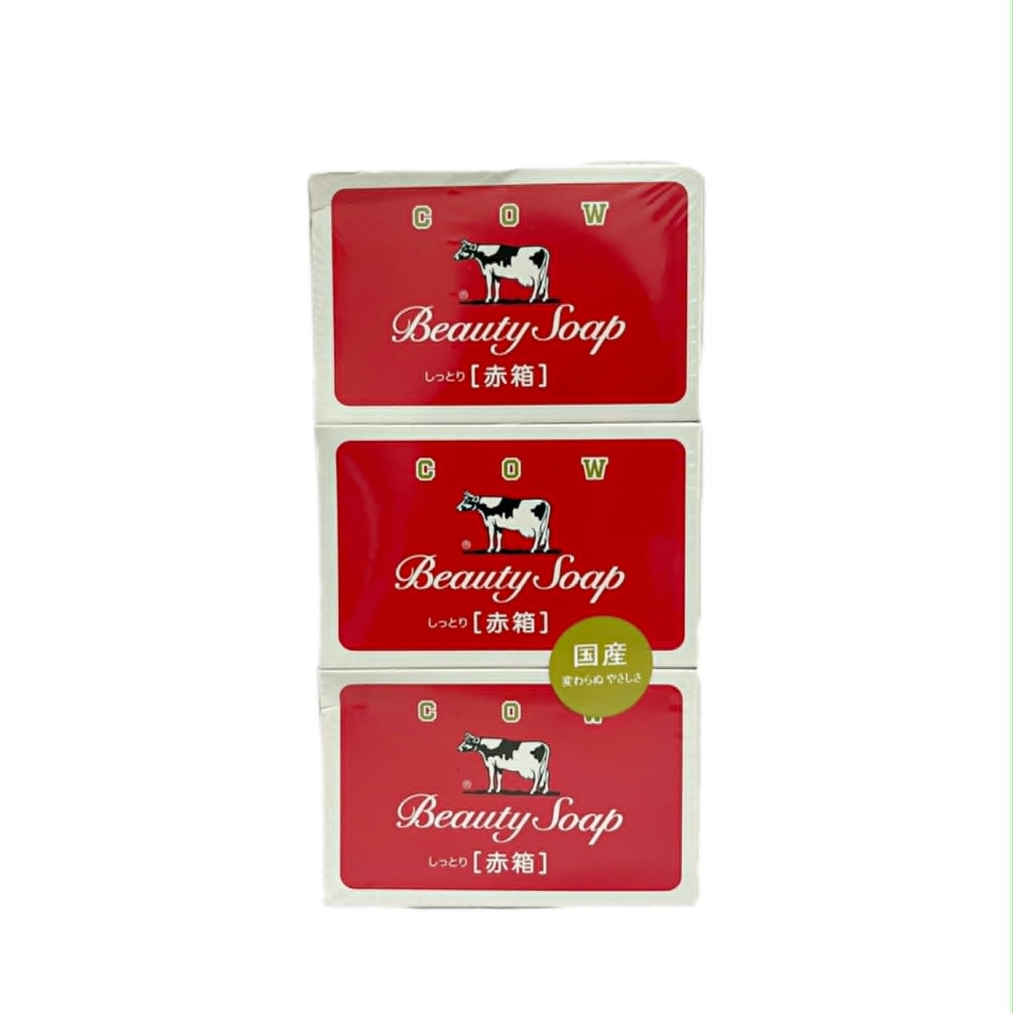 COW | Beauty Milk Soap red (3x90g)