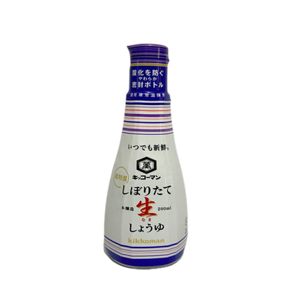 KIKKOMAN | Freshly Pressed Nama-Shoyu (200ml Soy Sauce)