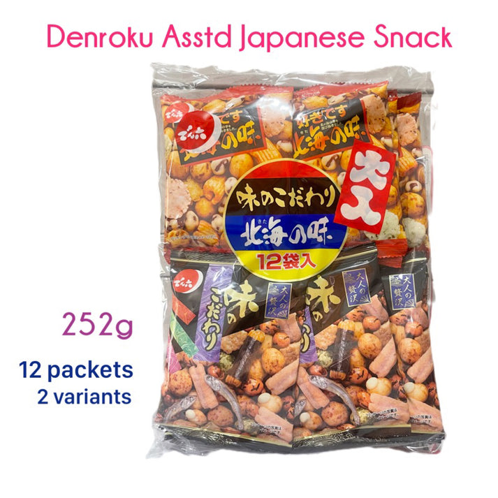 Denroku Asstd Japanese Snack – japanera