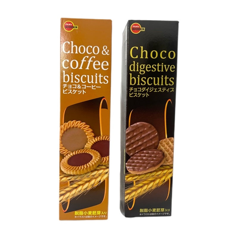 BOURBON | Biscuits [Choco & Coffee/Choco Digestive]
